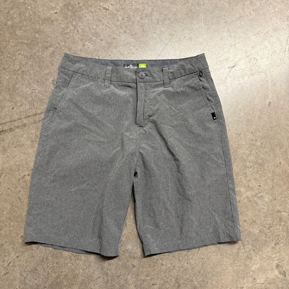 Quiksilver Shorts Mens 30 Grey Hybrid Boardshorts DryFlight Casual 1999
